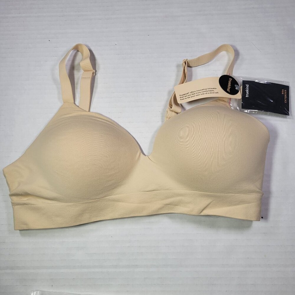 Truekind Chai Supportive Comfort Wireless Shaping Bra #10210 Size L
